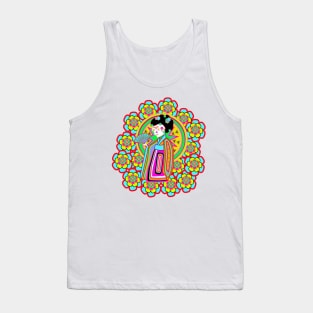 Latin Style Geisha Tank Top